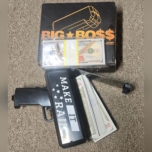 Make It Rain Money Gun - Black